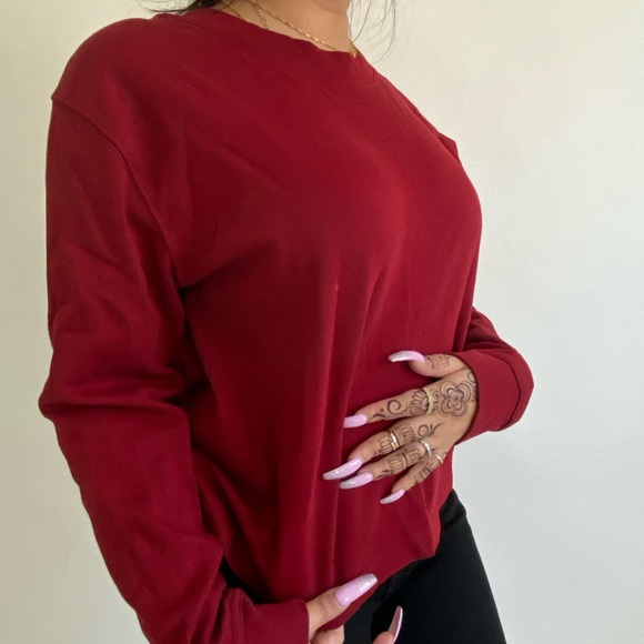 Zara French terry top - Picture 3 of 4